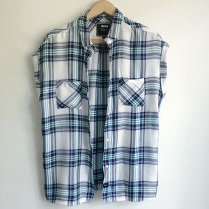 Rails Flannel Top
